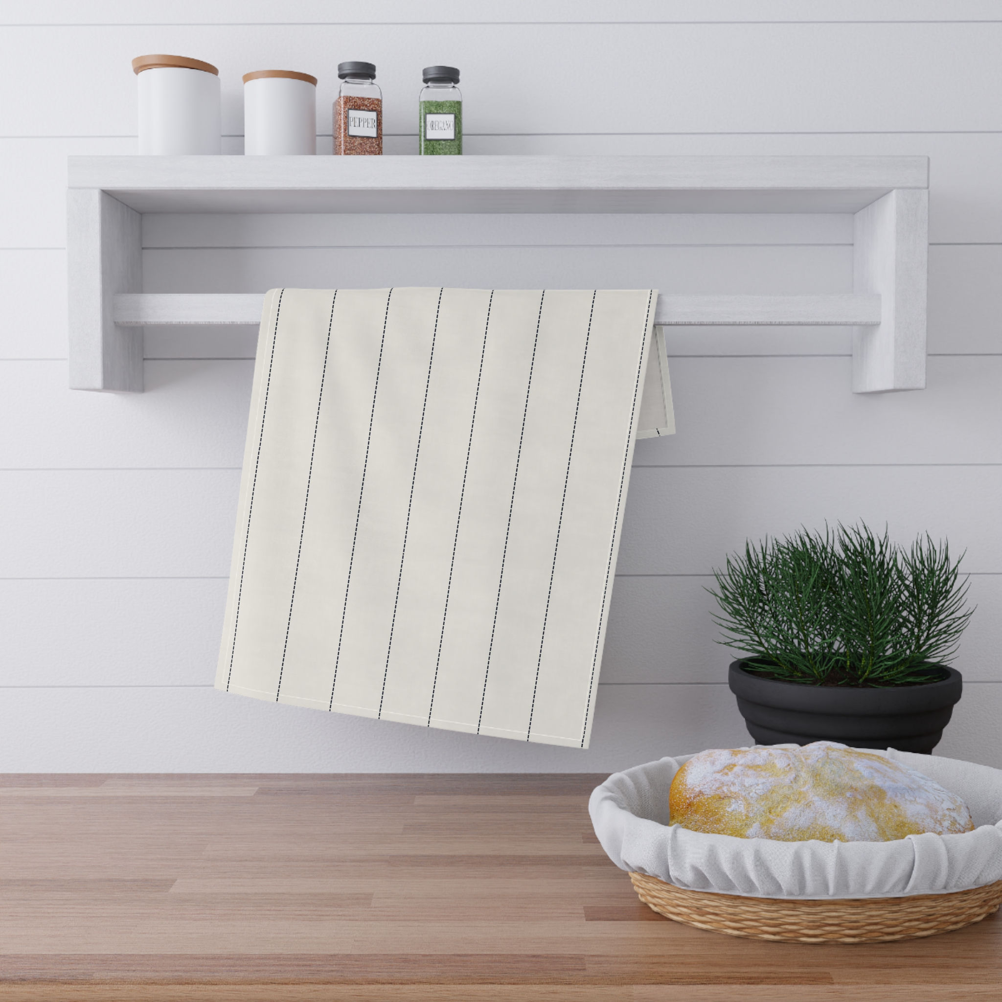 Striped Farmhouse Tea Towel