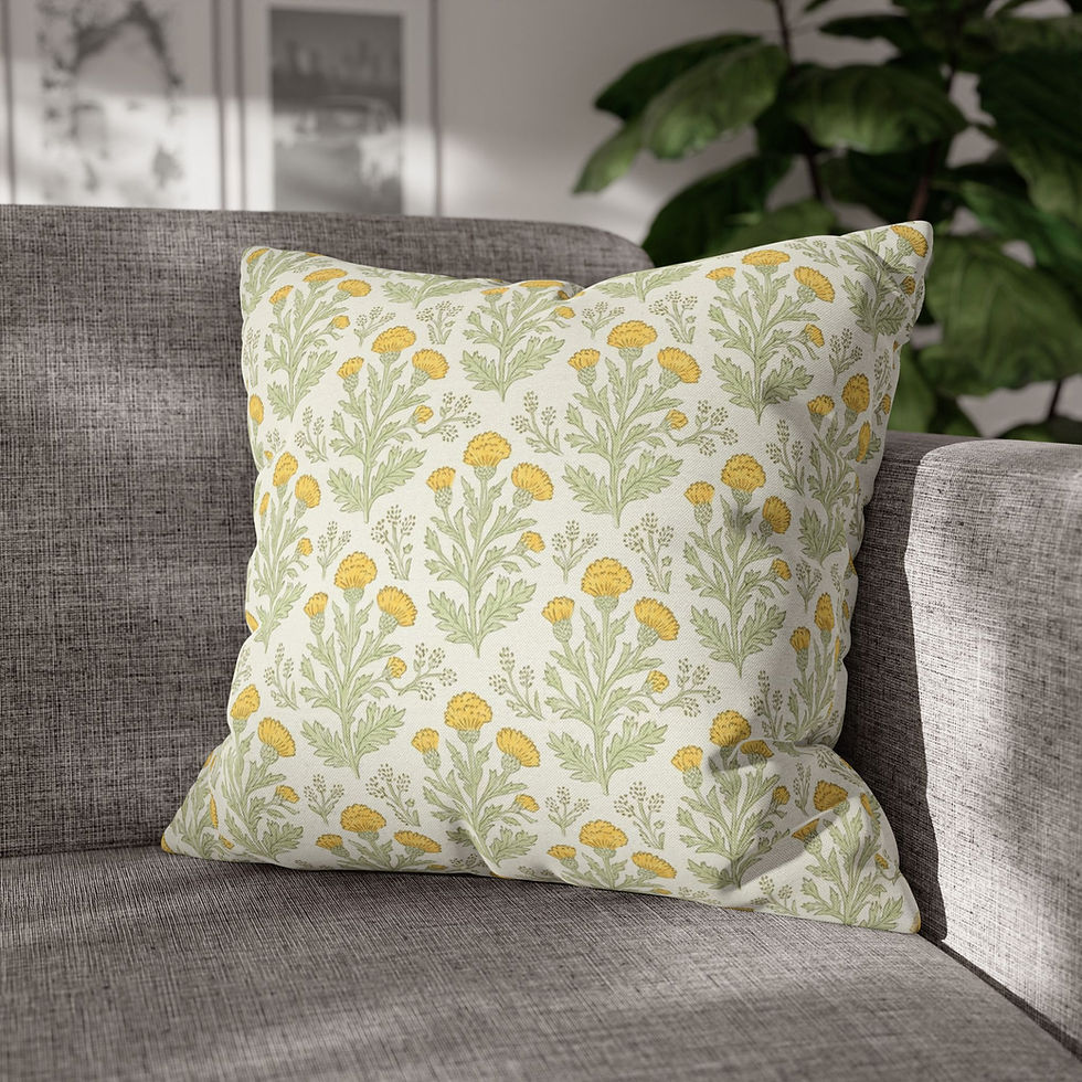 Thumbnail: Golden Dandelion Meadow Pillow Cover