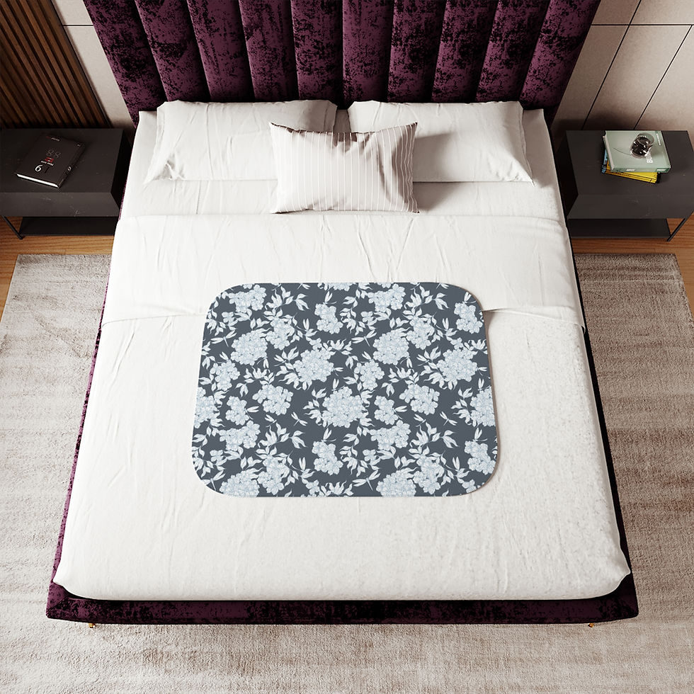 Thumbnail:   Enchanted Hydrangea and Dragonfly Sherpa Blanket 