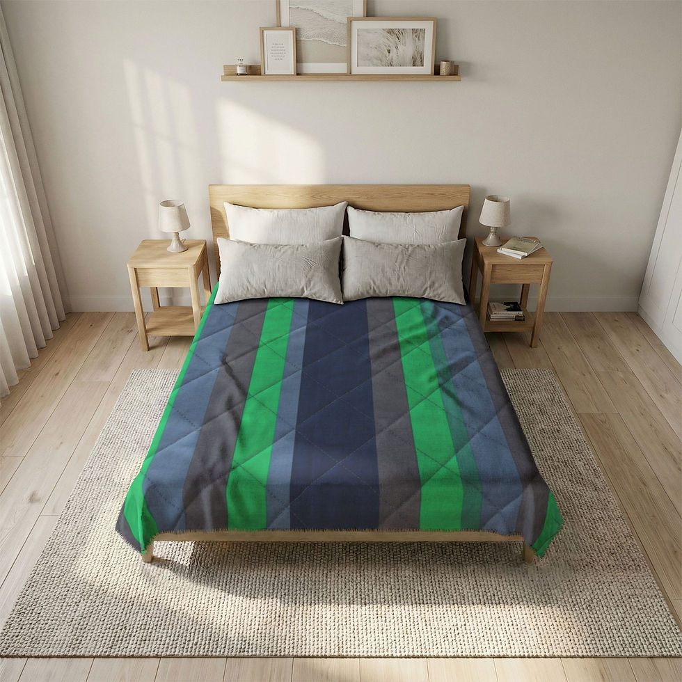 Thumbnail: Varsity Stripe Kid Coverlet