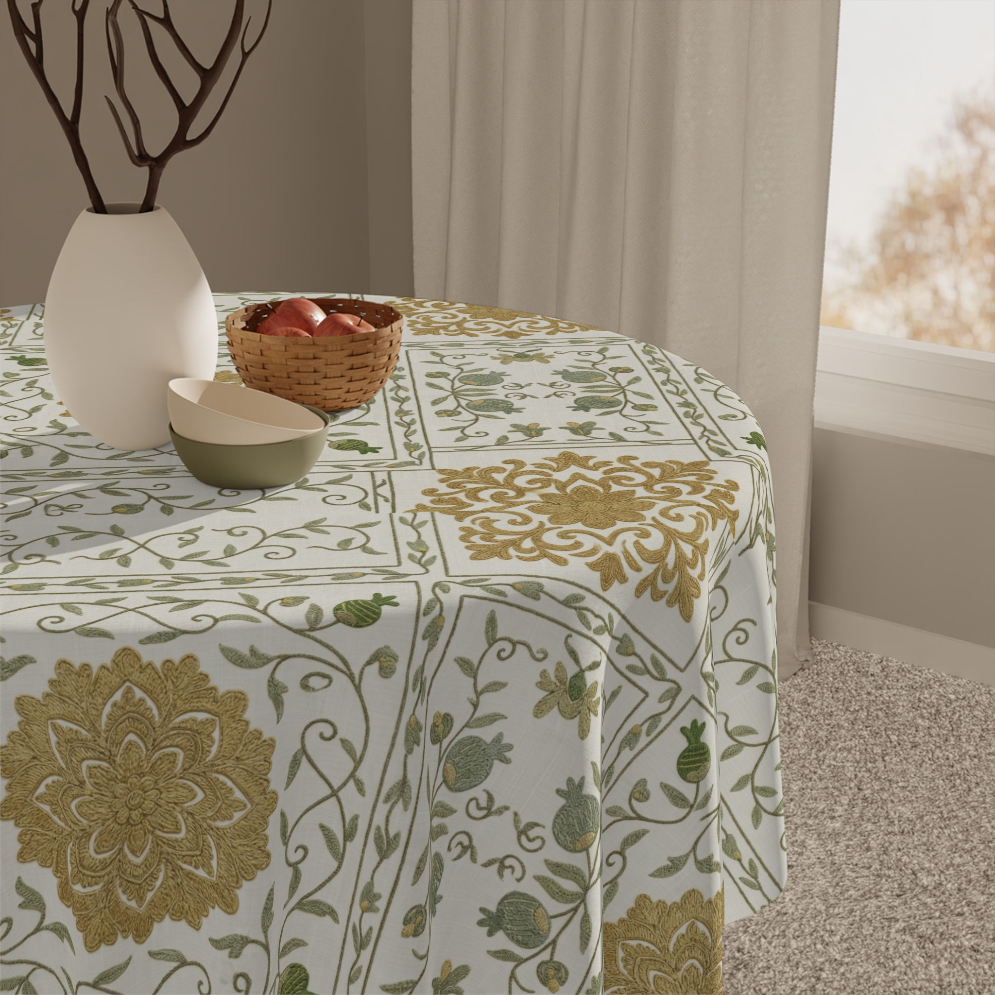 Antique Palace Mandala Tablecloth