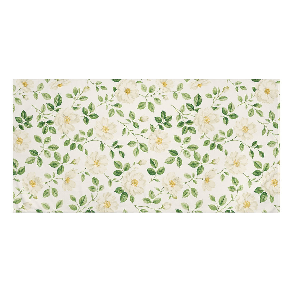 Thumbnail: Blooming Porch Cotton Towel
