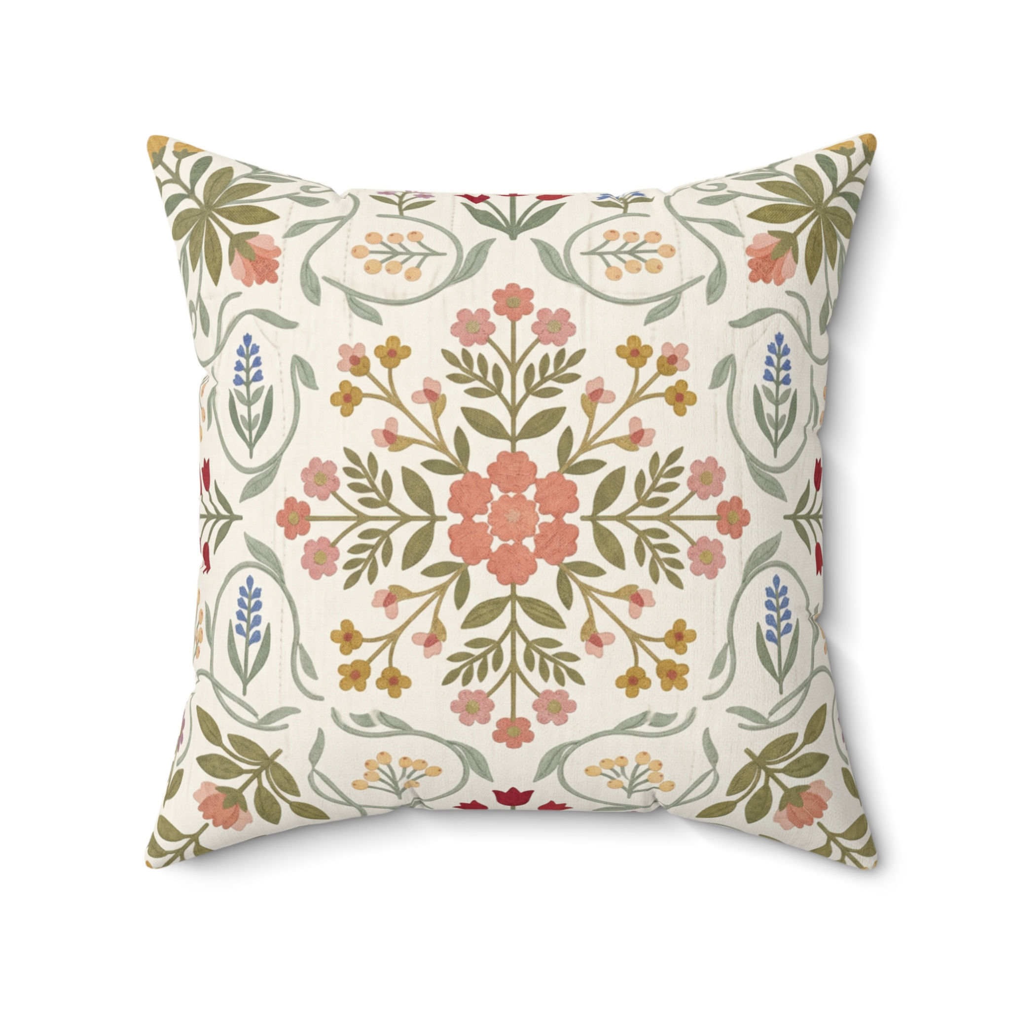 Alpine Tulip Throw Pillow