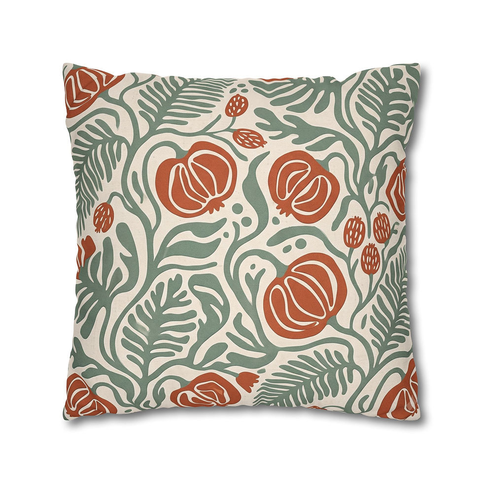 Thumbnail: Harvest Seed Pod Pillow Cover