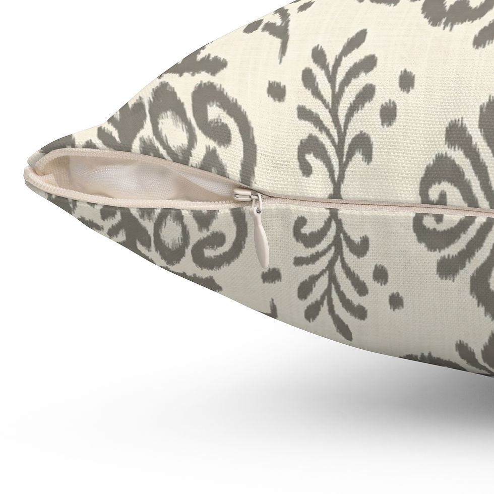 Thumbnail: Artisan Ikat Throw Pillow — Taupe