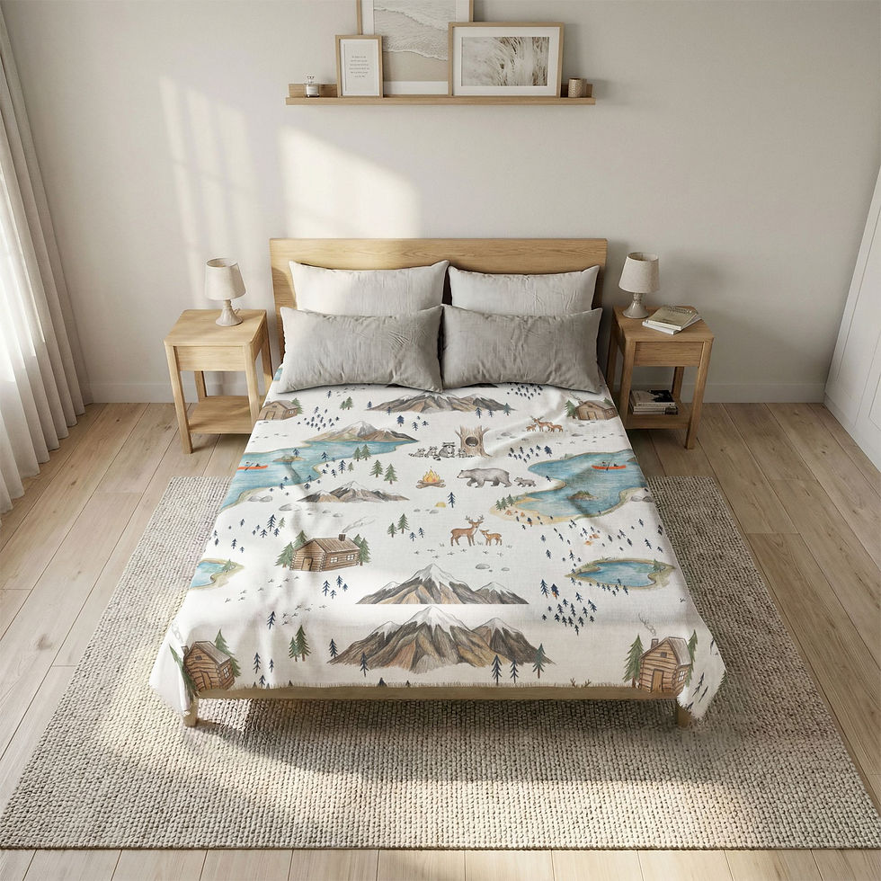 Thumbnail: Great Outdoors Mountain Kid Coverlet 
