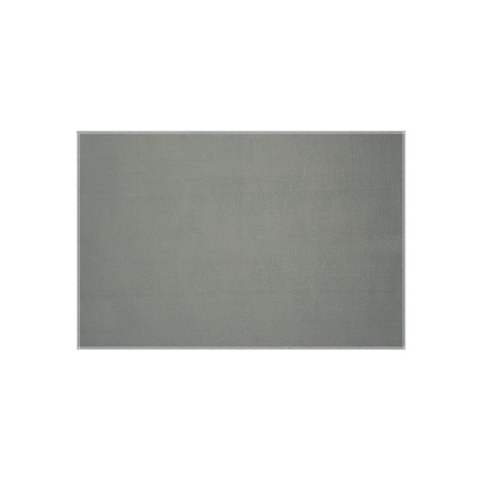 Thumbnail: Blue Botanical Outdoor Rug — Weatherproof Patio Mat with Leaf Vine Pattern
