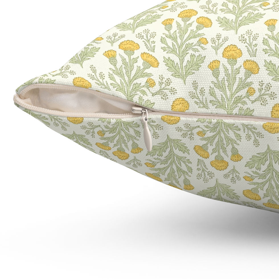 Thumbnail: Golden Dandelion Meadow Throw Pillow
