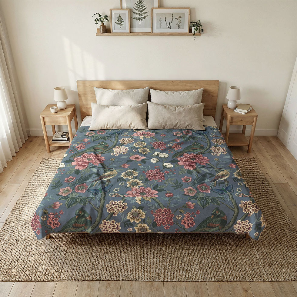 Thumbnail: Enchanted Songbird Coverlet