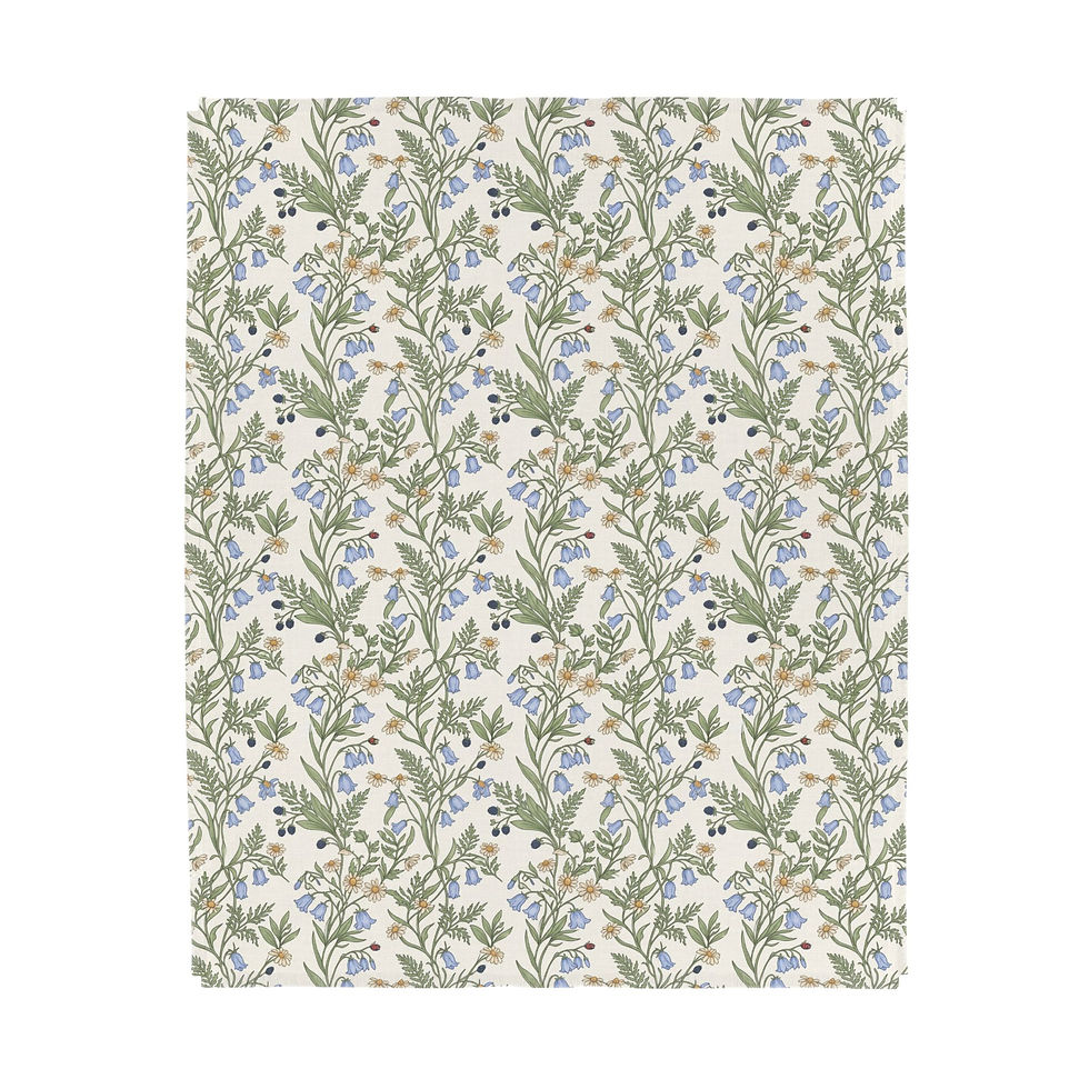 Thumbnail: Bluebell Meadow Coverlet 