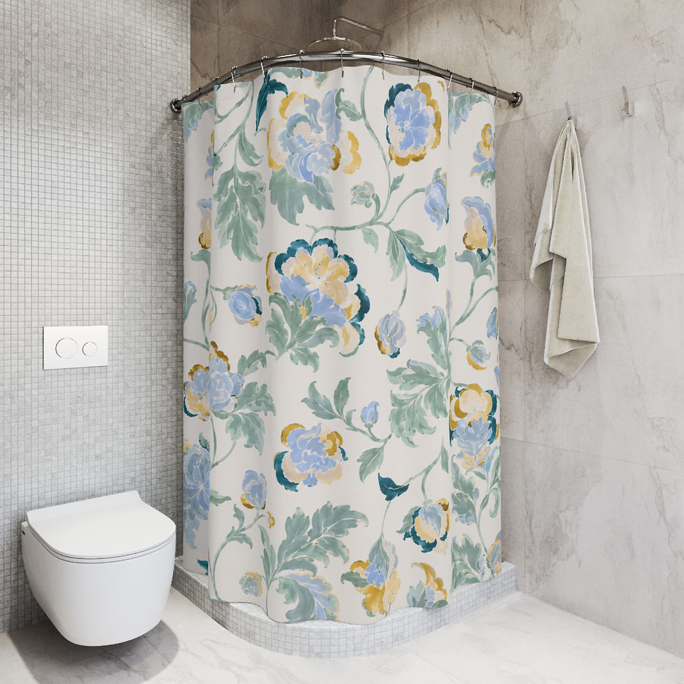 Thumbnail: Golden Hour Botanicals Shower Curtain 