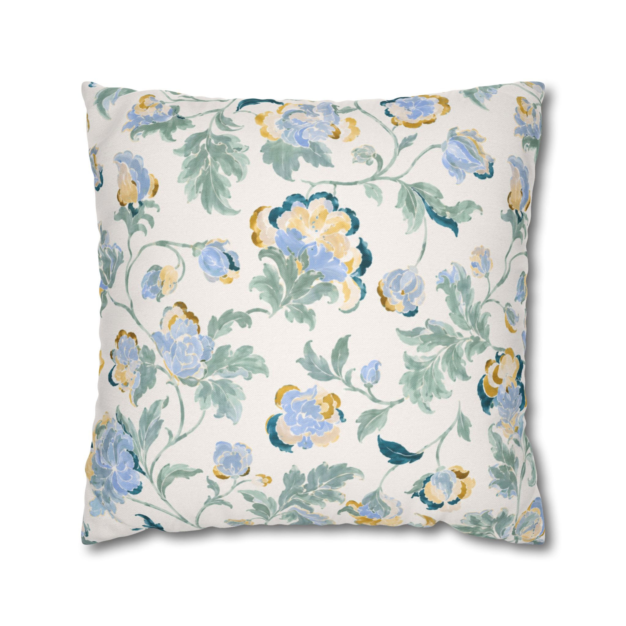 Golden Hour Botanical Pillow Cover