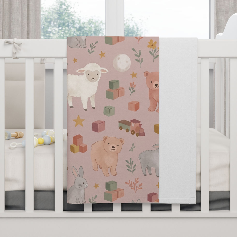 Thumbnail: Fairytale Playroom Baby Fleece Blanket 