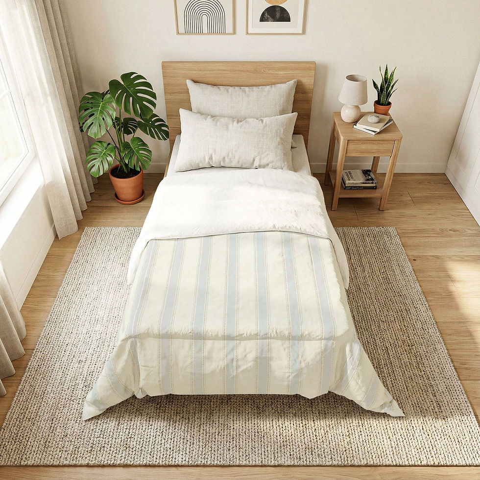 Thumbnail: Coastal Heritage Stripe Cotton Comforter