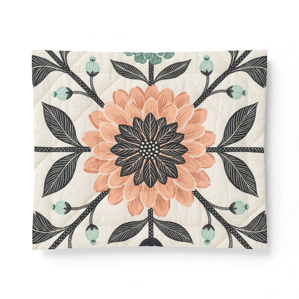 Thumbnail: Solstice Bloom Cotton Comforter 
