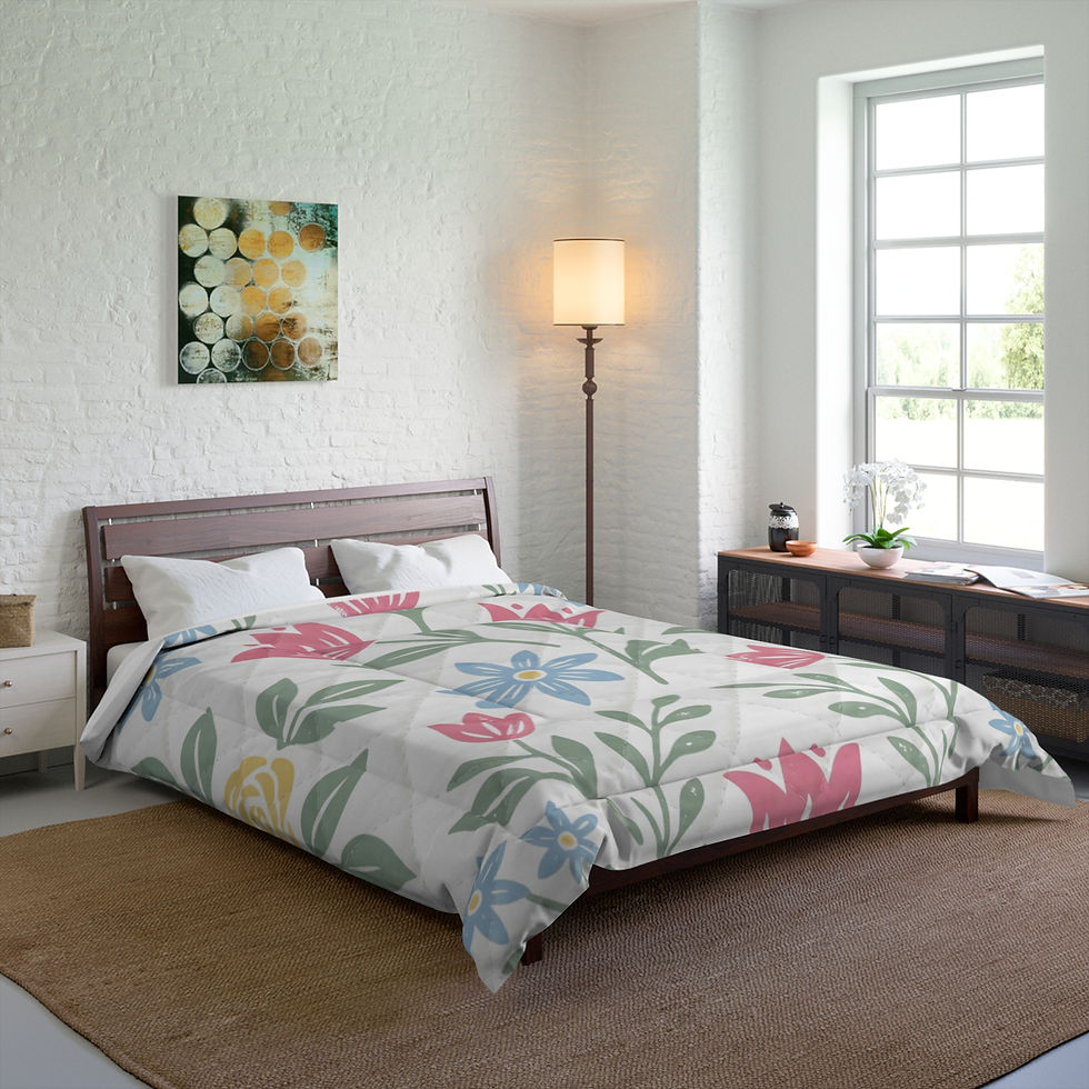 Thumbnail: Fairytale Folk Flower Kid Comforter