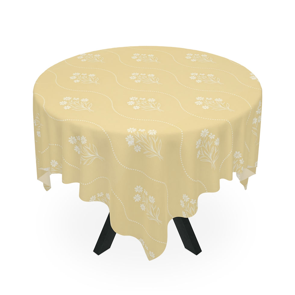 Thumbnail: Whimsical Dandelion Tablecloth