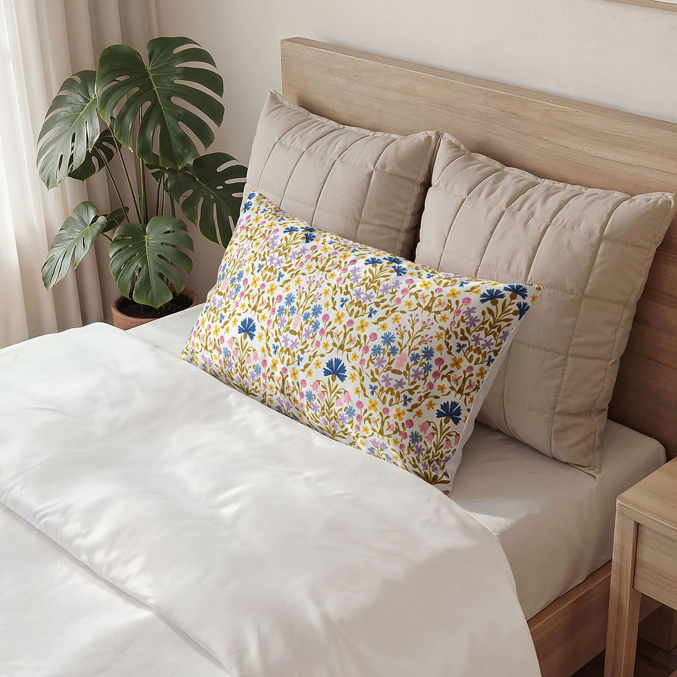 Thumbnail: Nostalgic Petit Garden Cotton Pillow Sham 