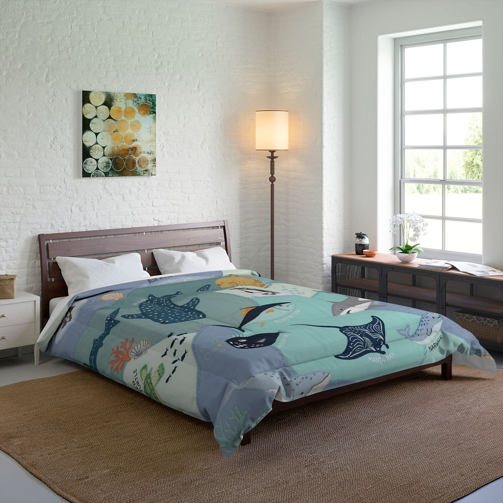 Thumbnail: Ocean Friends Kids Comforter 
