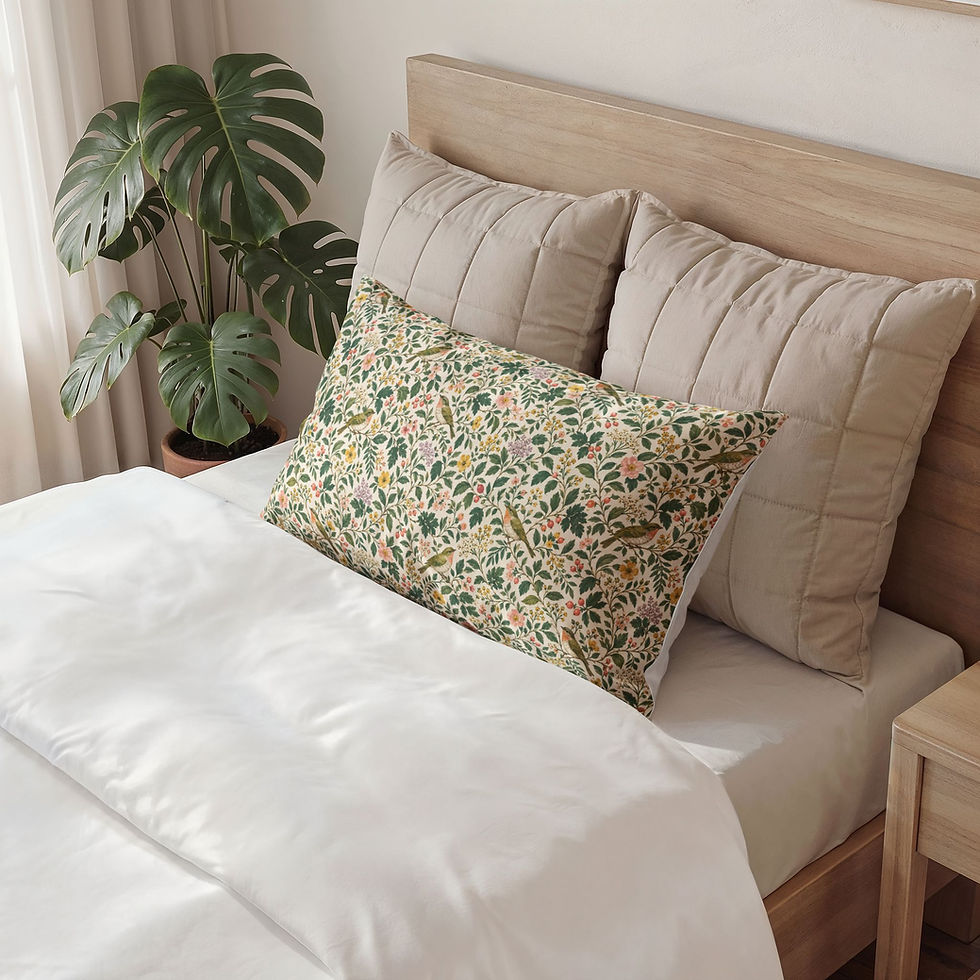 Thumbnail: Hummingbird Haven Cotton Pillow Sham 