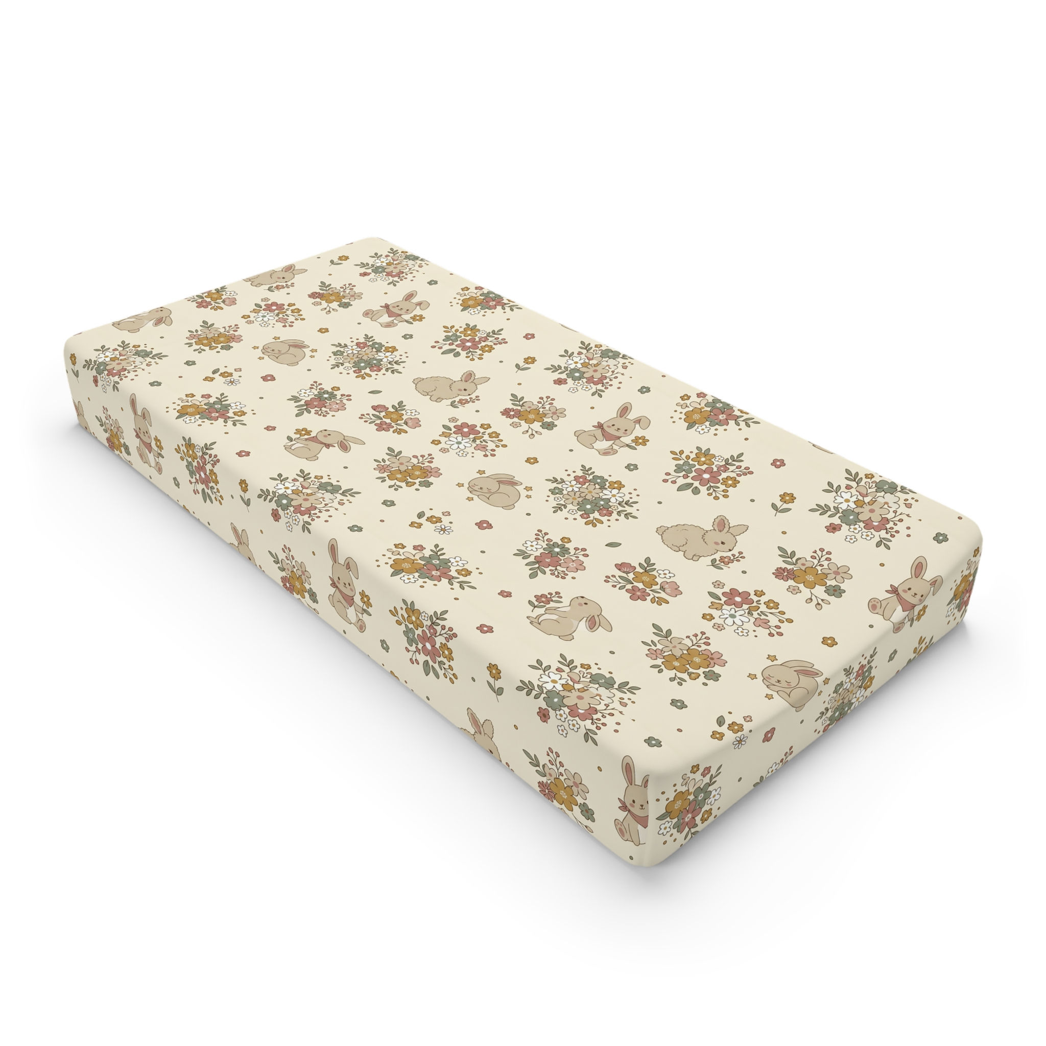 Cozy Burrow Botanical Baby Changing Pad Cover