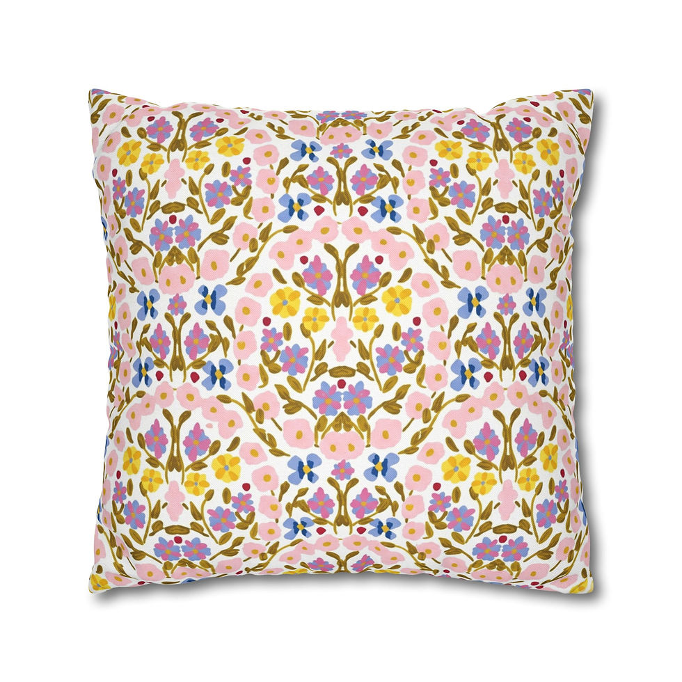 Thumbnail: Sweetflower Kaleidoscopic Pillow Cover