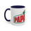 Thumbnail: Personalized Pizza Papa Todd's Accent Coffee Mug - 11oz & 15oz