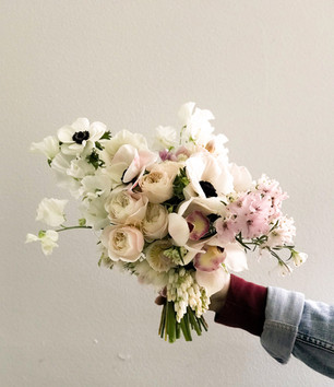 soft pastels layered bouquet