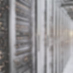 Close look up of HPC racks