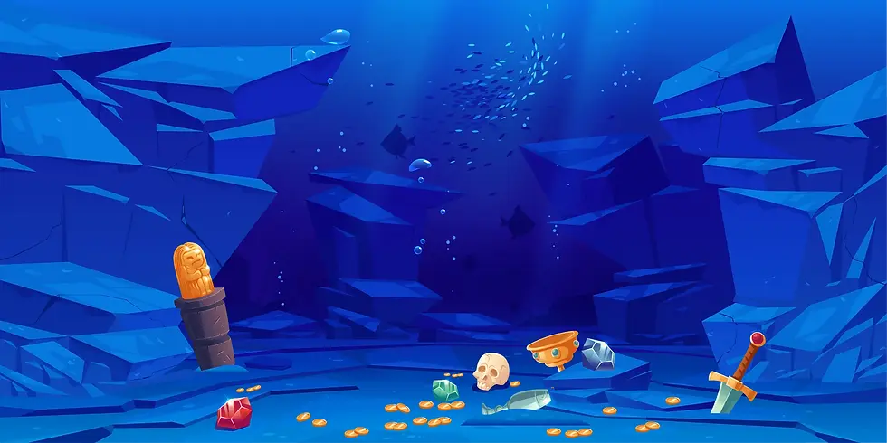 Underwater sea scene with ocean life symbolizing ecological restoration and sustainability in NYC