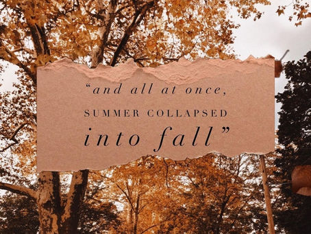 Fall is basically here, right?!