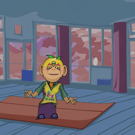 Minute meditation with lemonade~