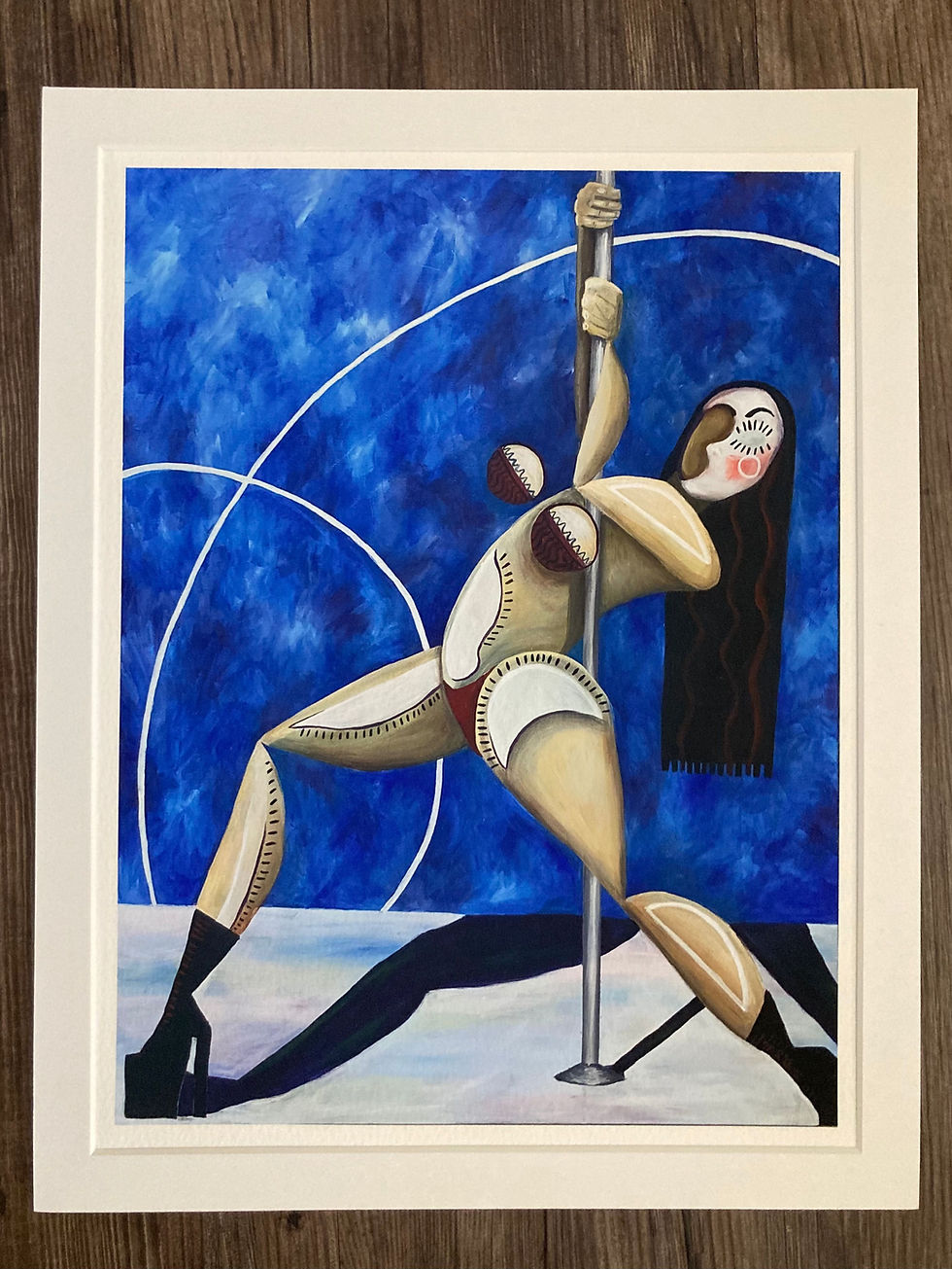 Thumbnail: Dollface - 9"x 12" Print