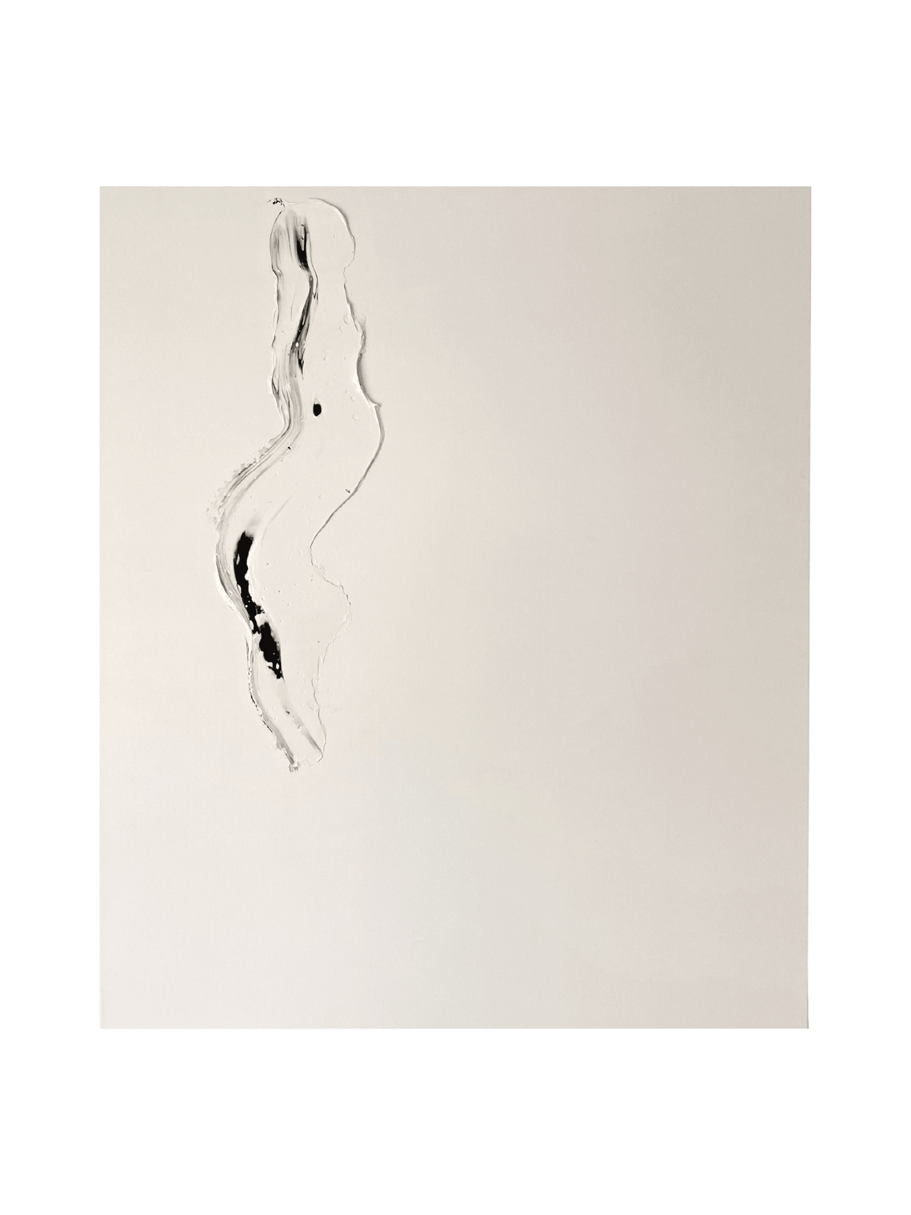 minimalistisches kunstwerk glaze von meraki atelier