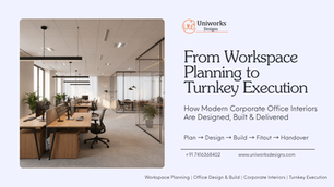 How a Modern Corporate Office Interior Project Comes Together: From Planning to Turnkey Execution