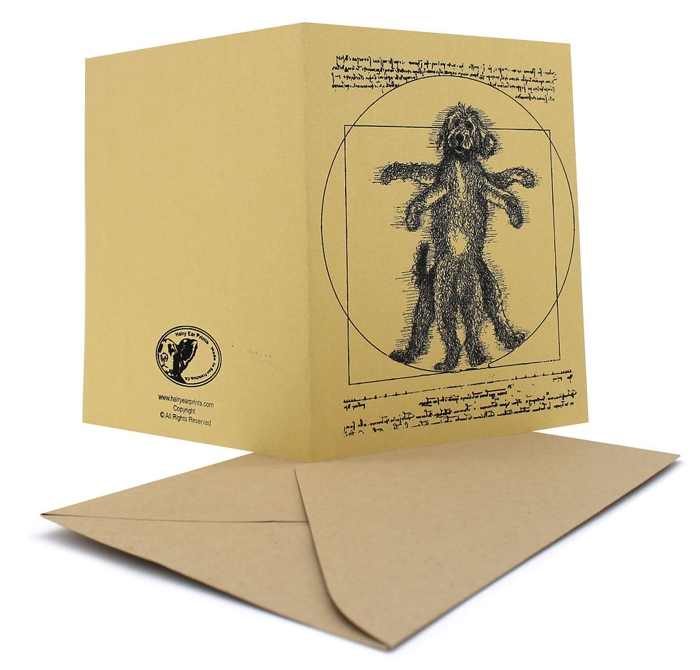Thumbnail: Vitruvian Dog Card