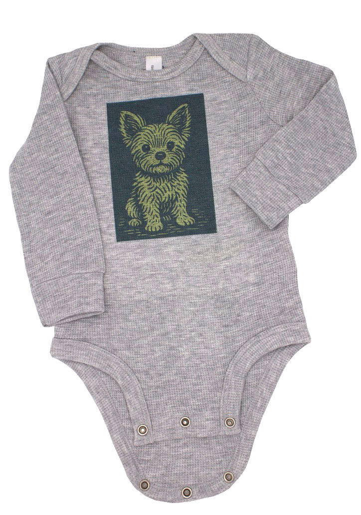Thumbnail: Tiny Yorkie Snuggles Onesie