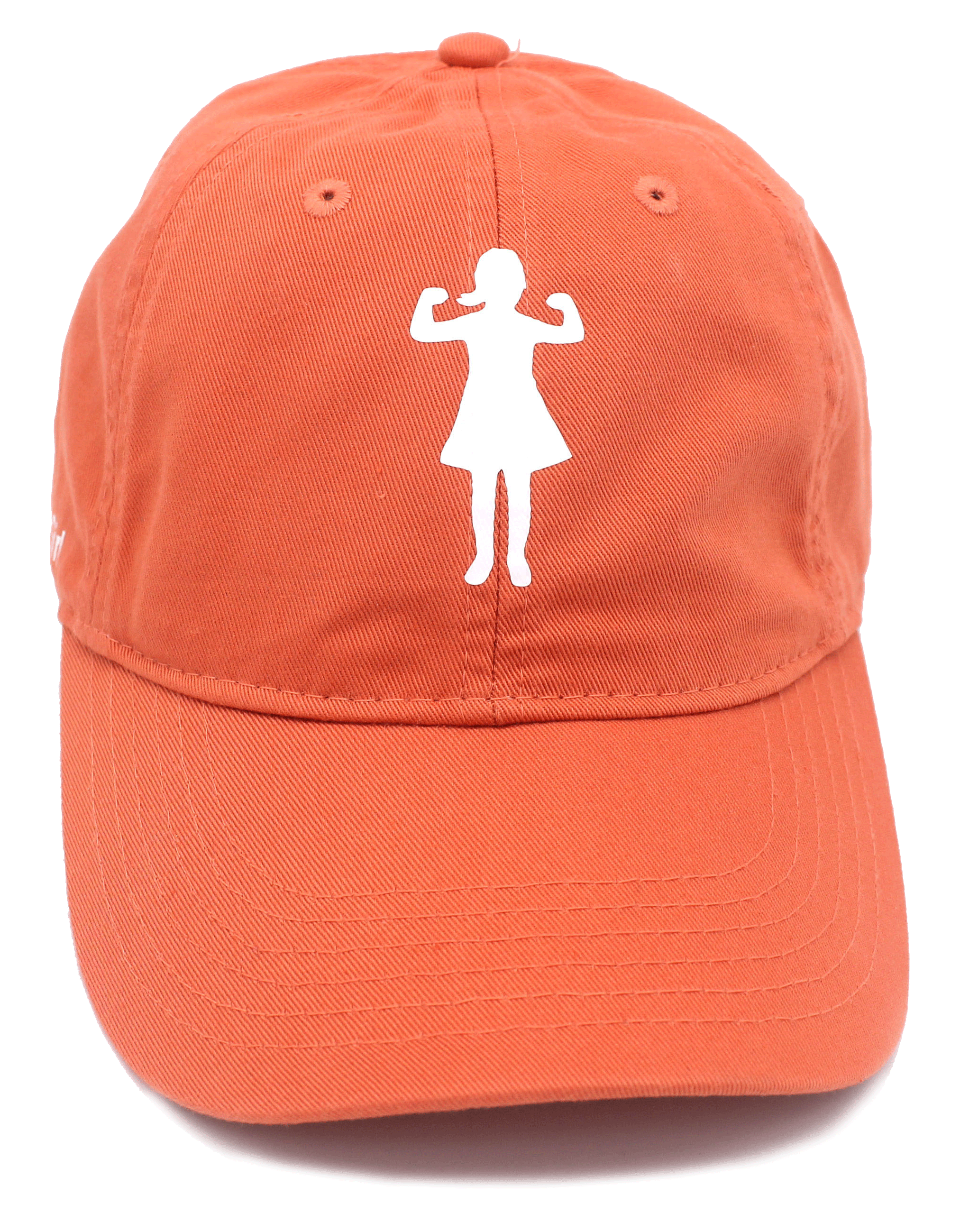 Power Girl Cap_Orange, organic cotton