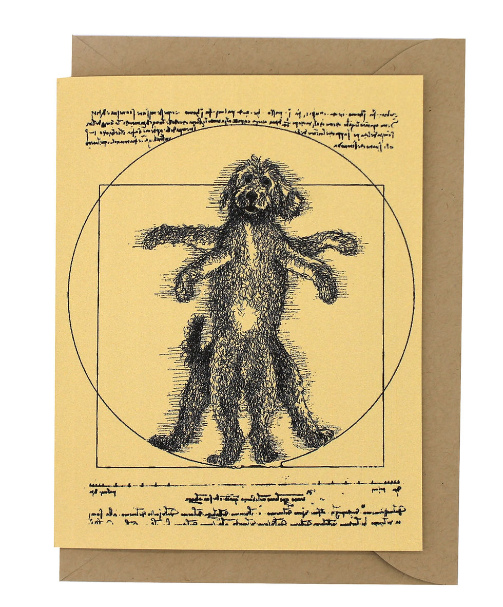 Thumbnail: Vitruvian Dog Card