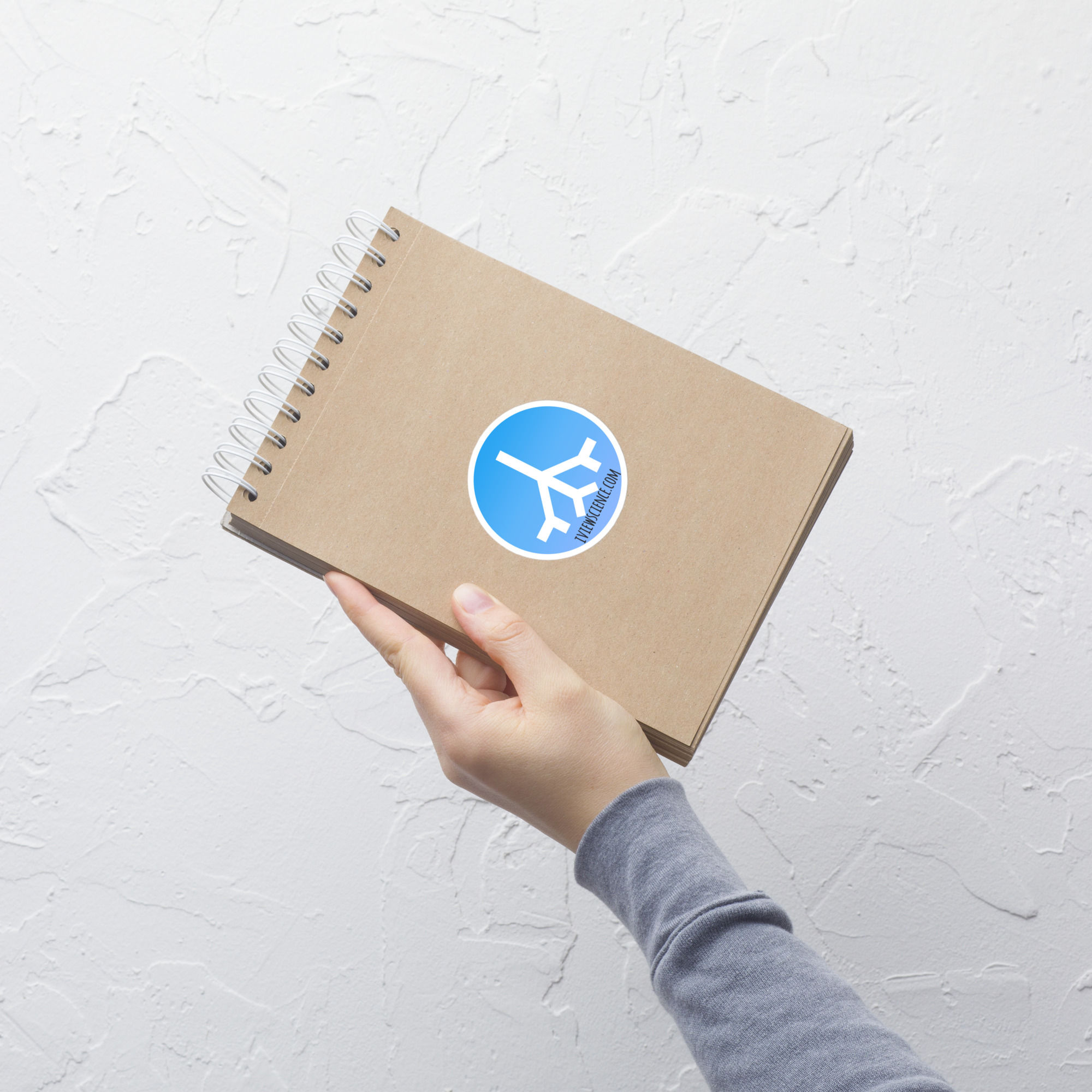 Premium iviewscience vinyl sticker with high-opacity adhesive for smooth, bubble-free application