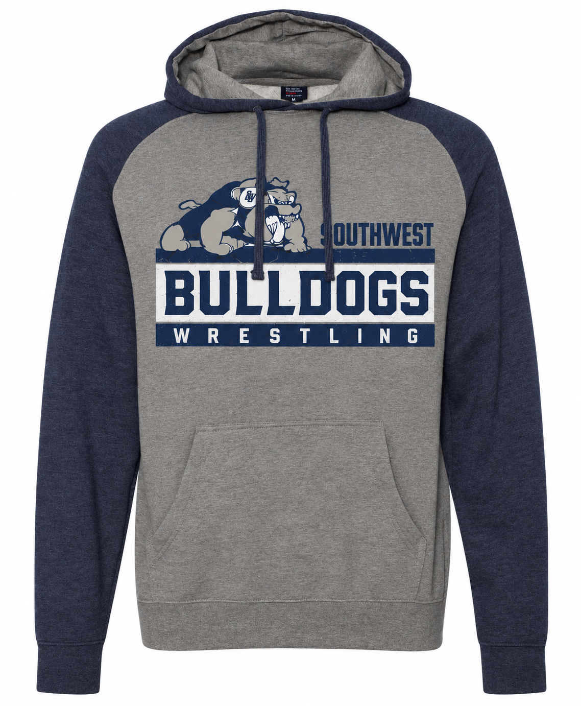 SW Wrestling Raglan Hooded Sweatshirt
