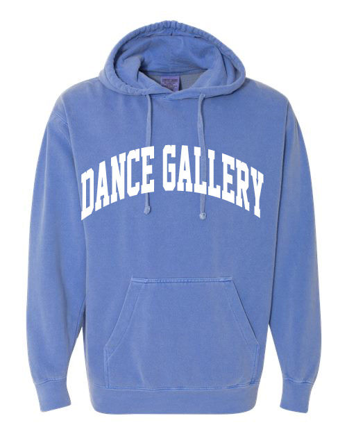 Dance Gallery 26 Arched Garment-Dyed Hooded Sweatshirt