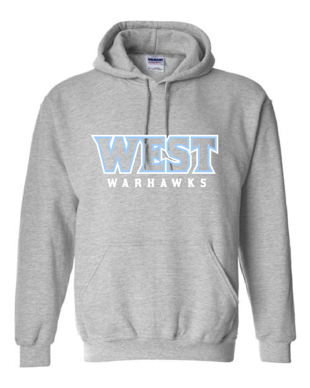 West Double Outline Hooded Sweatshirt