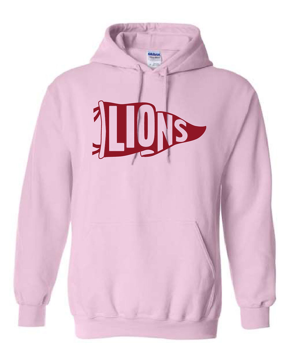 Thumbnail: LHS Football Pennant Hooded Sweatshirt