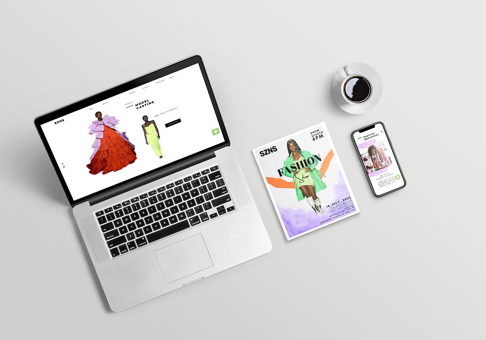 SZNS Website and Event Flyer