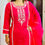 Thumbnail: Cotton suit with organza dupatta
