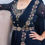 Thumbnail: Pearl embroidery saree style gown
