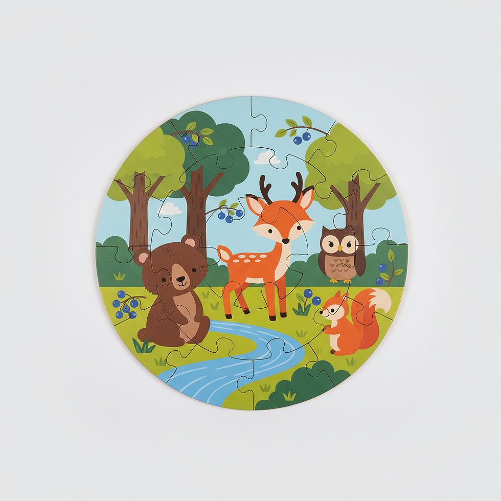 Puzzle Éducatif En Bois