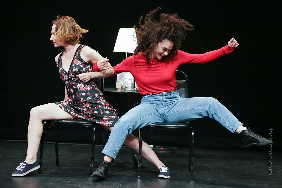 Mor Mendal & Kate Lee performing together in Kate and Me