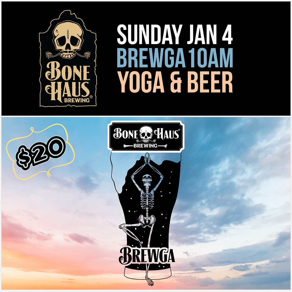Brewga: Yoga & Beer